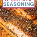 Best Salmon Seasoning on filets on a cedar plank.