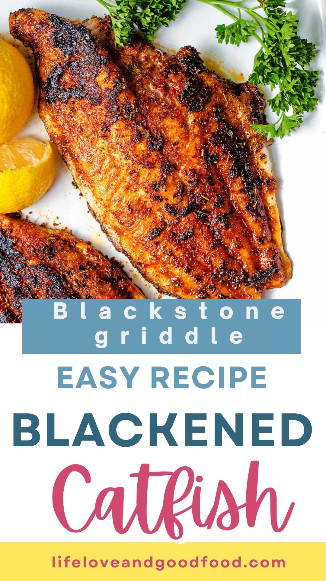 Simple Blackened Catfish Recipe for the Blackstone - Life, Love, and ...