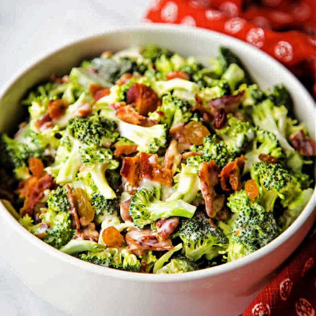 broccoli salad with bacon