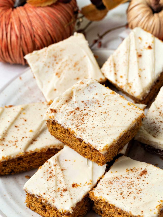 Libby’s Pumpkin Bars with Cream Cheese Frosting Story