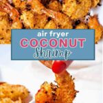 A crunchy, flavorful appetizer that’s ready in a snap! Air fryer coconut shrimp are cooked to crispy, golden perfection! Serve with a sweet and spicy dipping sauce made with just two ingredients.