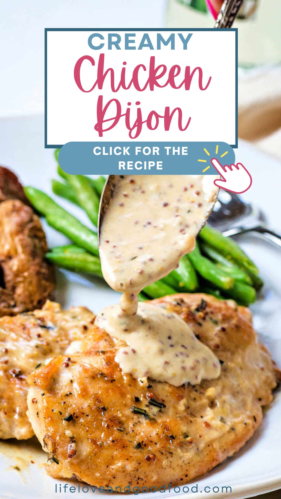 Chicken Breasts with Creamy Dijon Mustard Sauce - Life, Love, and Good Food