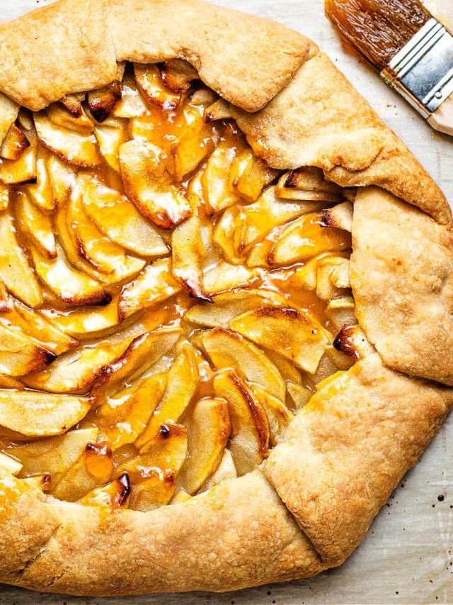 Rustic French Apple Tart Story