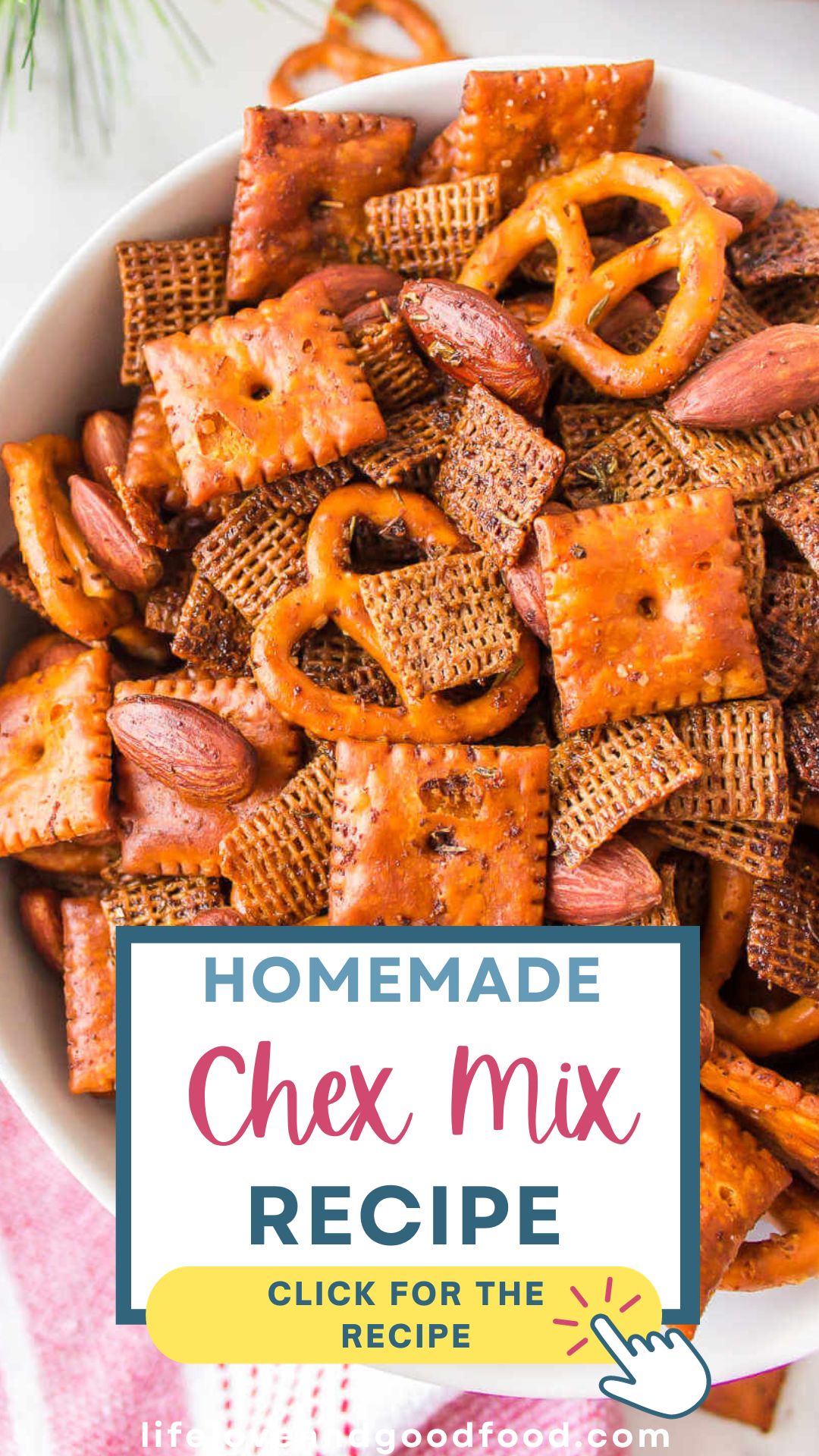 Homemade Chex Mix Recipe (Easy Christmas Party Snack) Life, Love, and