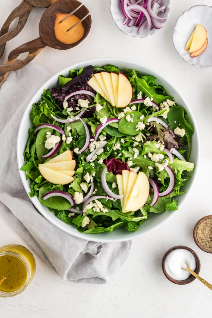 Winter Salad with Candied Pecans & Maple Vinaigrette - Life, Love, and ...