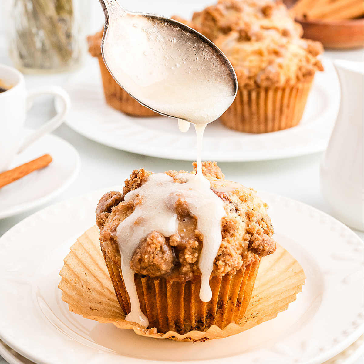 Bakery-Style Coffee Cake Muffins with Streusel Crumble - Life, Love, and  Good Food