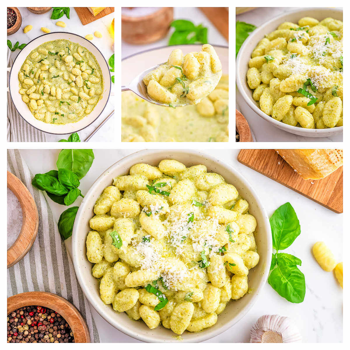 Gnocchi with Homemade Creamy Basil Pesto Sauce Life, Love, and Good Food