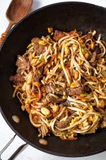 Easy Beef Pad Thai Noodles With Crunchy Peanuts - Life, Love, And Good Food