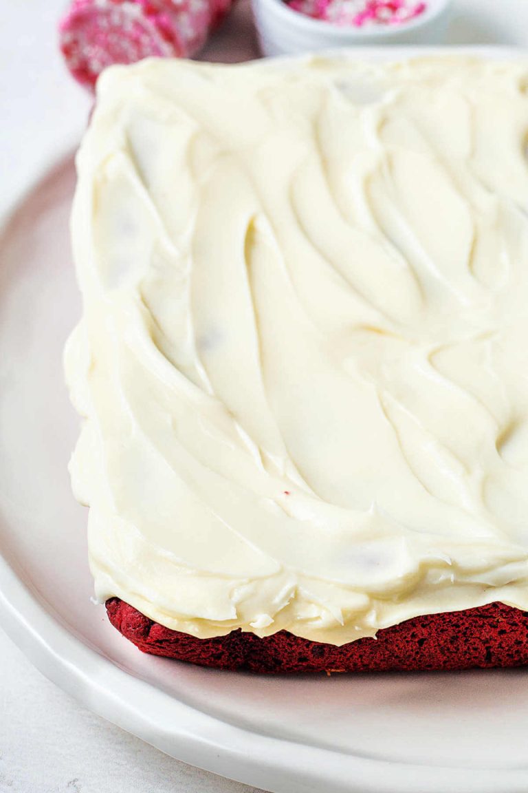 Red Velvet Cake Mix Brownies with Cream Cheese Frosting - Life, Love ...