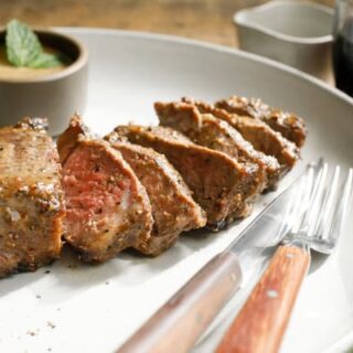 Image for Bobby Flays New York Strip Steak With Horseradish-Mint Glaze — Double Z Land & Livestock