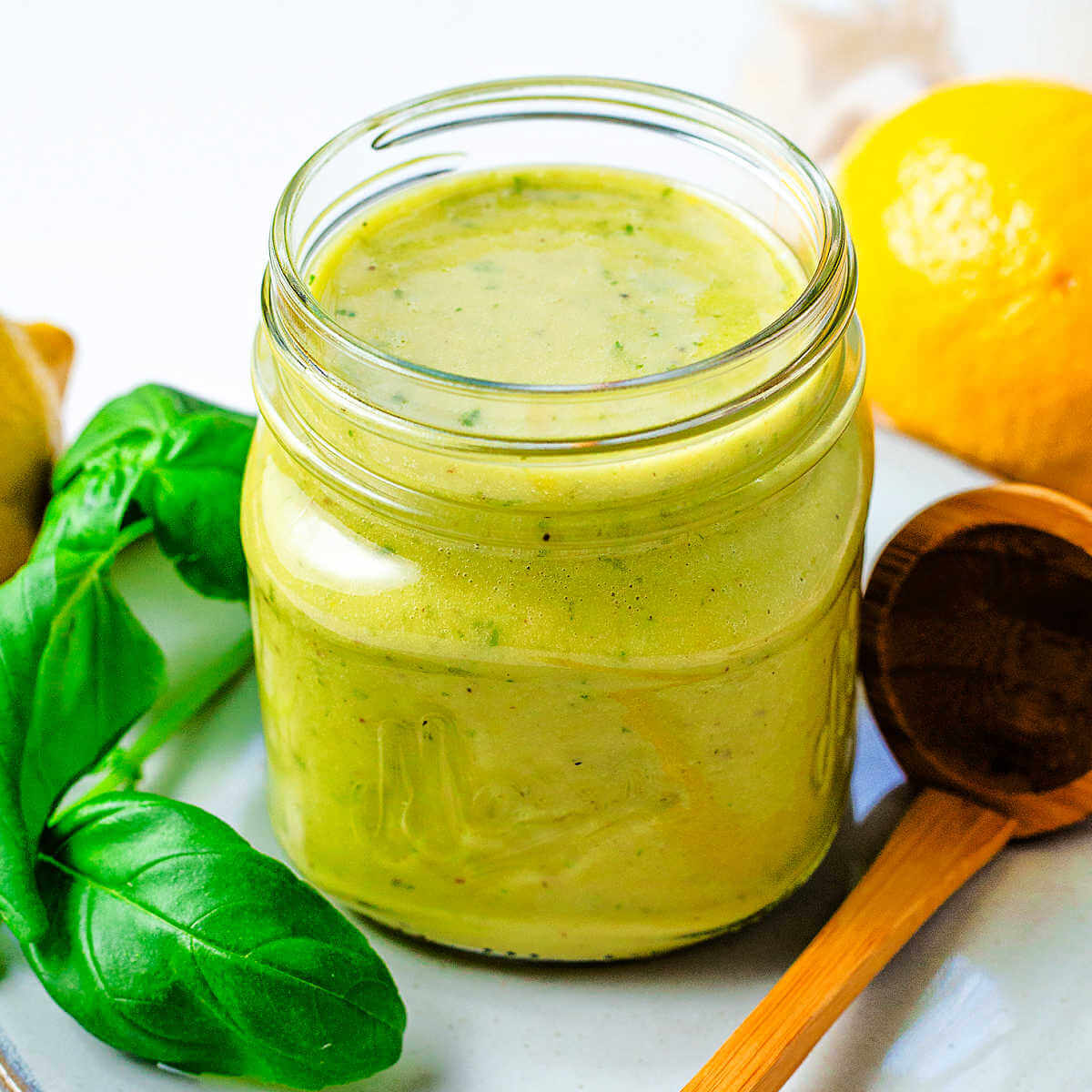 Lemon Basil Vinaigrette Recipe (Trader Joe’s)