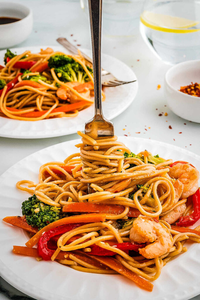 Easy 30-Minute Shrimp Lo Mein Recipe - Life, Love, and Good Food