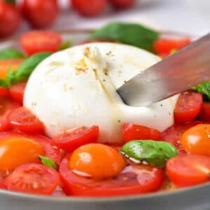 Burrata Caprese by The Typical Mom.