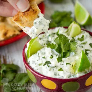 Cilantro Lime Dip by Dizzy Busy and Hungry