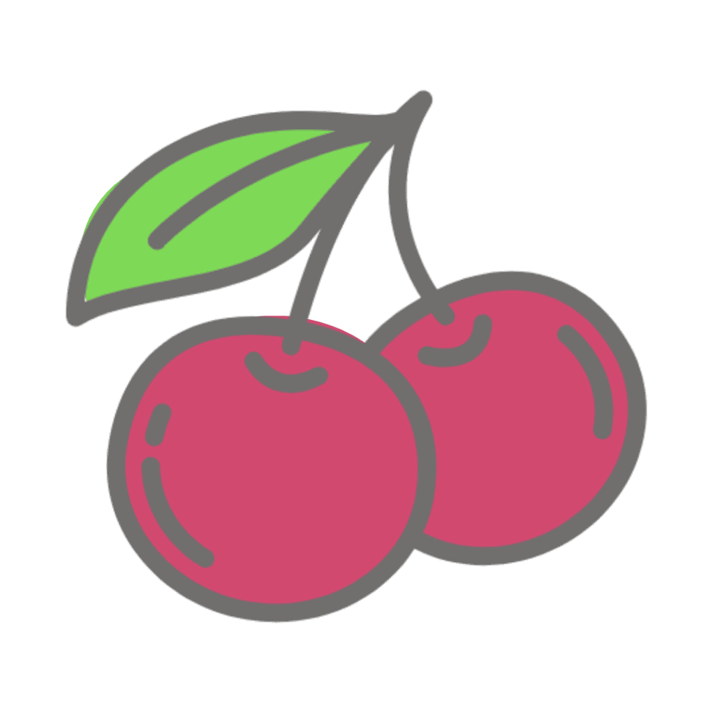 Illustration of cherries.