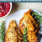 Oven Roasted Turkey Breast on a platter.