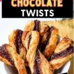 Chocolate Twists in a bowl.