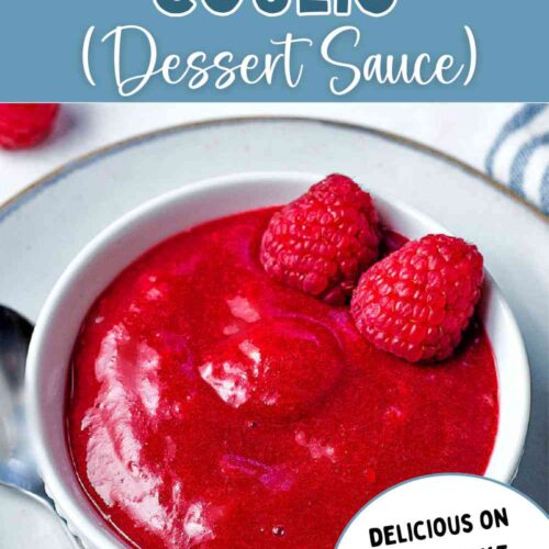 Raspberry Coulis (Raspberry Dessert Sauce) - Life, Love, and Good Food