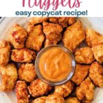 Chick-fil-A Nuggets on a plate.