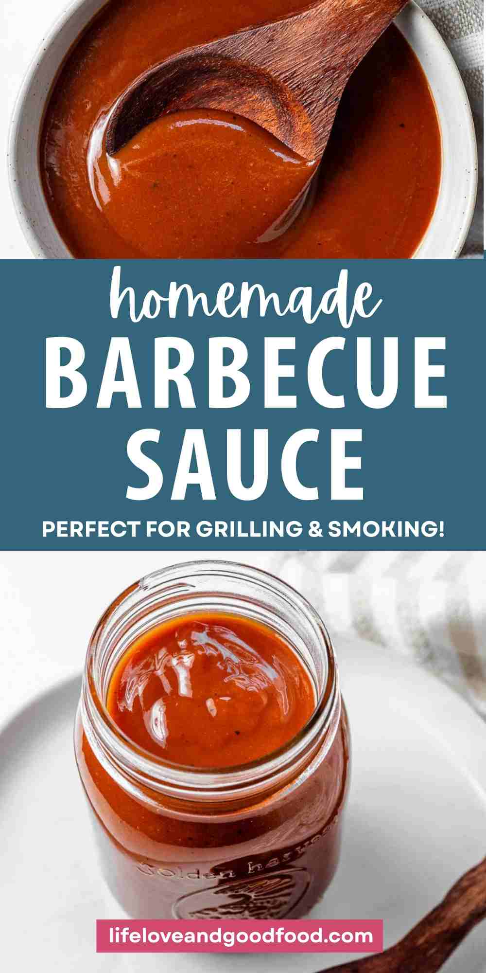 Homemade BBQ Saucee in a glass jar.