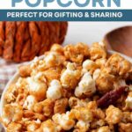 Caramel Corn Popcorn in a bowl.