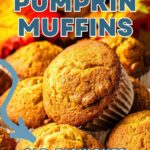 Pumpkin Muffins on a plate.