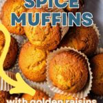 Pumpkin Muffins on a plate.