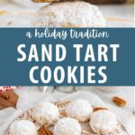 Sand Tart Cookies on a plate..