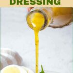 Spinach Salad Dressing with a text overlay.